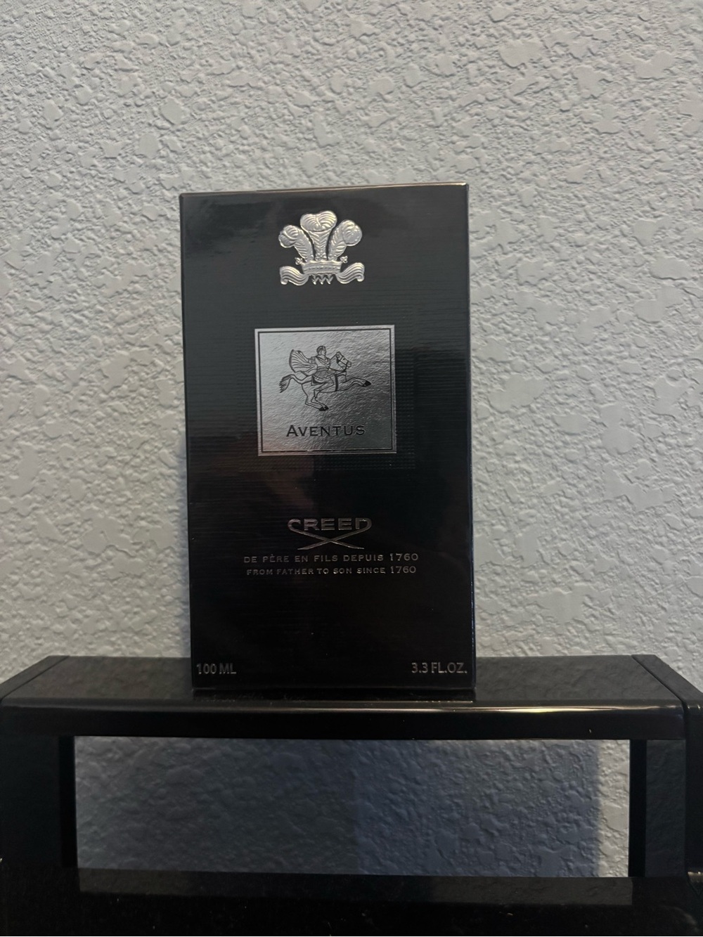 Creed Aventus Black Decorative Box - Black